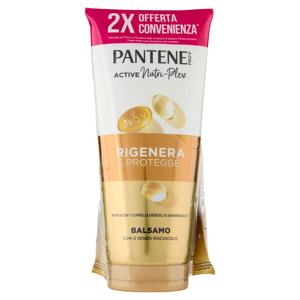 Pantene Pro-V Rigenera e Protegge Balsamo Active Nutri-Plex 2 x 200 ml